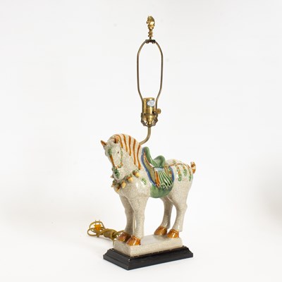 Lot 50 - Chinese Glazed Pottery Figure of a Horse