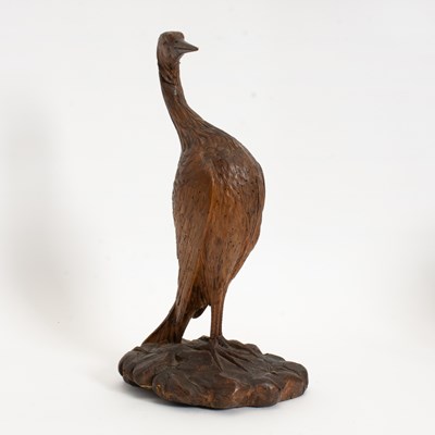 Lot 52 - Southeast Asian Carved Wood Figure of a Waterfowl