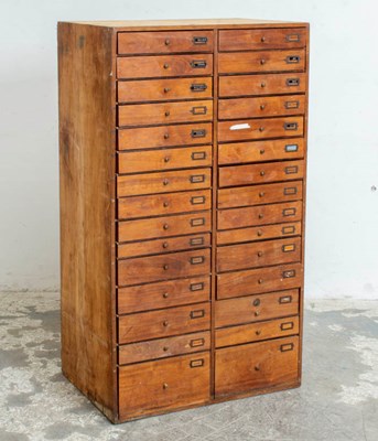 Lot 287 - Hardwood File Cabinet