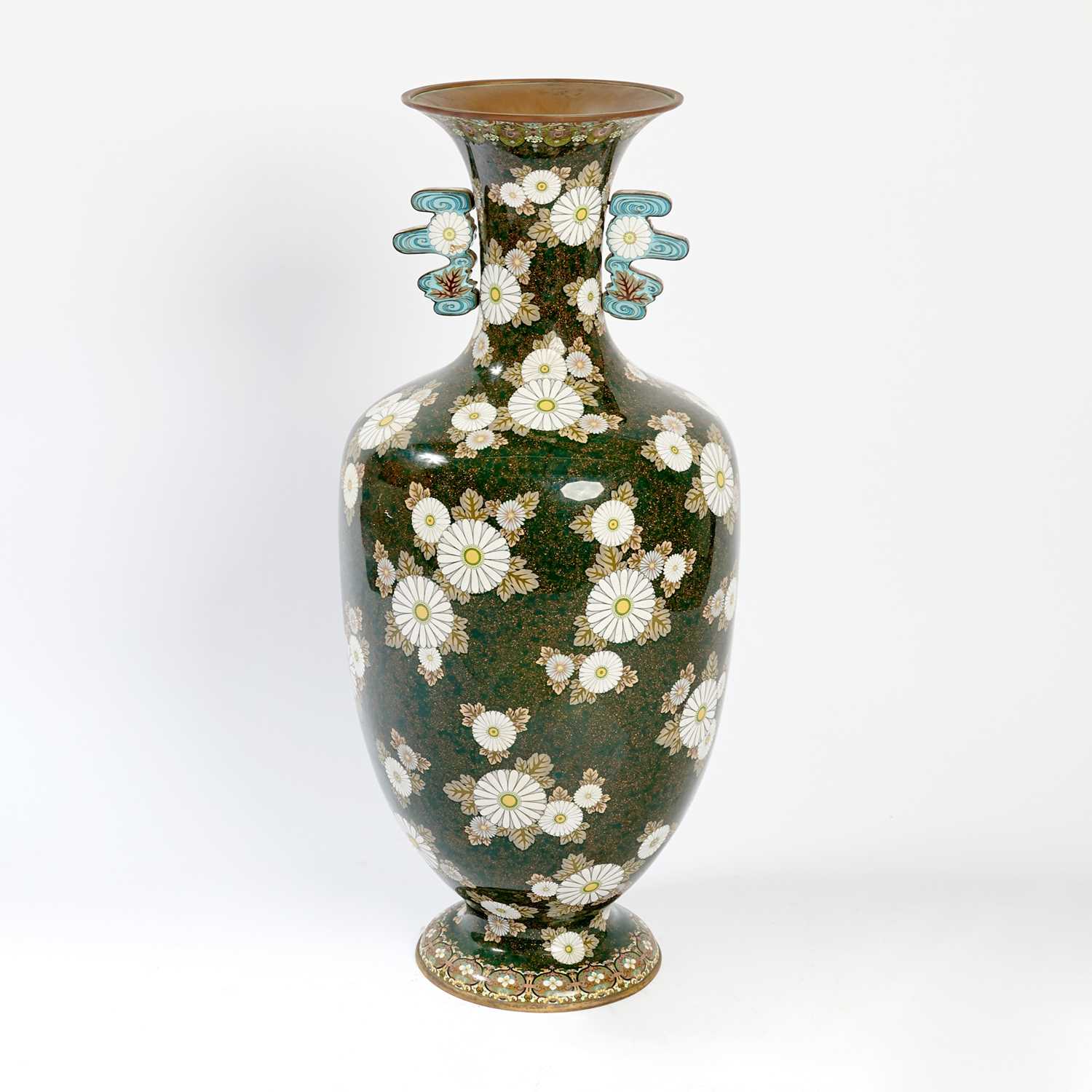 Lot 336 - A Large and Exceptional Japanese Cloisonne Enamel Vase