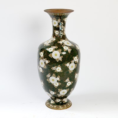Lot 336 - A Large and Exceptional Japanese Cloisonne Enamel Vase