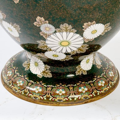 Lot 336 - A Large and Exceptional Japanese Cloisonne Enamel Vase