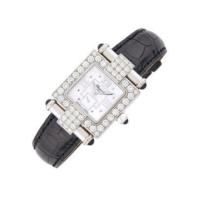 Lot 1156 - Chopard White Gold, Mother-of-Pearl and Diamond 'Imperiale' Wristwatch, Ref. 5272