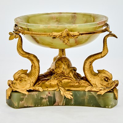 Lot 667 - Barbedienne Gilt-Bronze Dish Stand