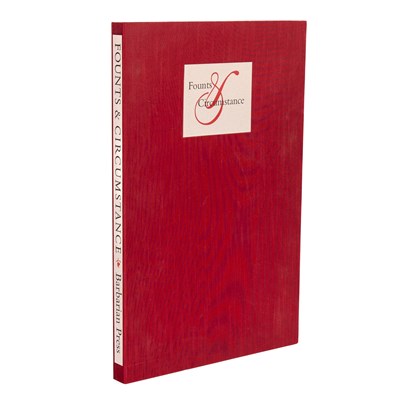 Lot 411 - The Barbarian Press Founts & Circumstance