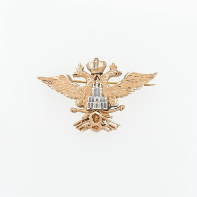 Lot 217 - Russian Silver-Gilt Badge for Graduates of the Smolny Institute