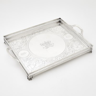 Lot 242 - Tiffany & Co. Sterling Silver Drinks Tray
