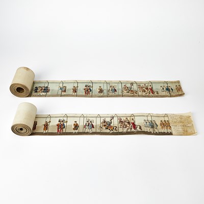 Lot 210 - The original drawing for the coronation panorama of George IV
