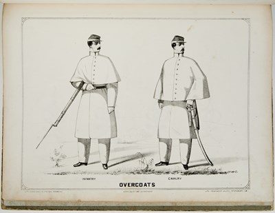 Lot 22 - The scarce Uniform and Dress of the Army of the Confederate States, with fine plates