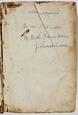 Lot 89 - Radziwill's pilgrimage to Jerusalem, gifted by David Ben-Gurion to John F. Kennedy