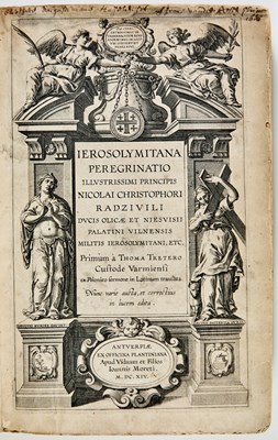 Lot 89 - Radziwill's pilgrimage to Jerusalem, gifted by David Ben-Gurion to John F. Kennedy