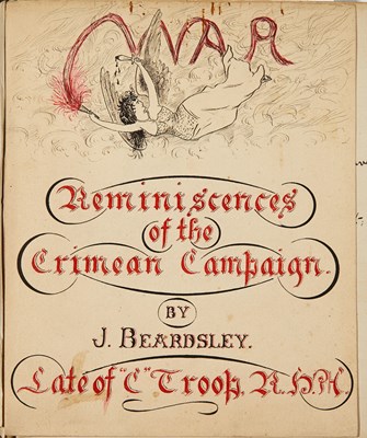 Lot 86 - Sergeant-Major Beardsley's reminiscences of the Crimean War, with superb drawing and watercolors