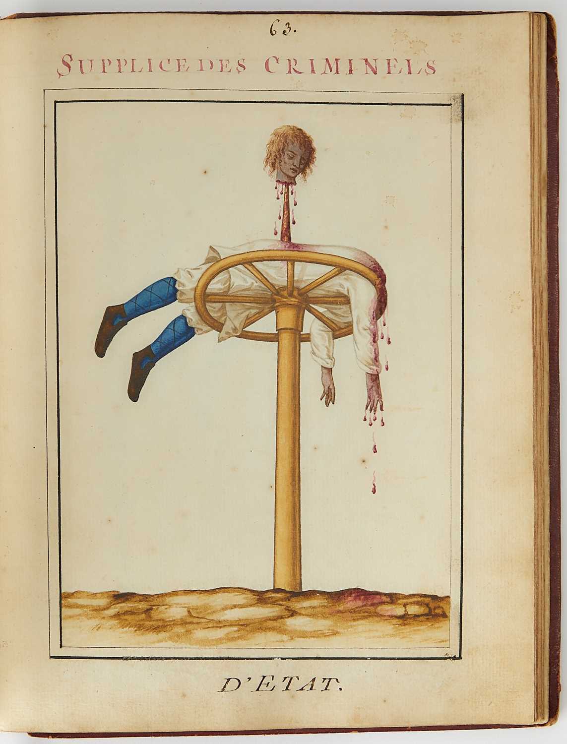 Lot 85 - Striking watercolors of daily life in Imperial Russia, with intense punishment scenes