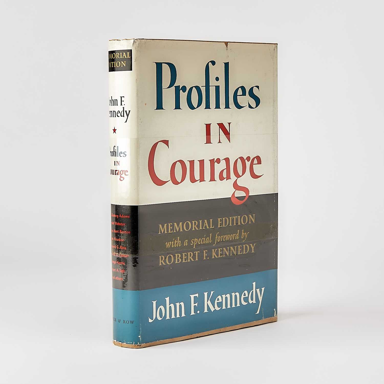 Lot 77 - The Memorial Edition of JFK's Profiles in Courage, signed by RFK