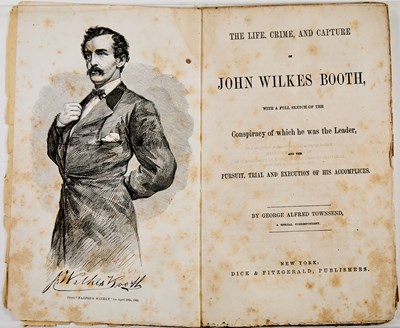 Lot 42 - The rarer issue of The Life, Crime and Capture of John Wilkes Booth
