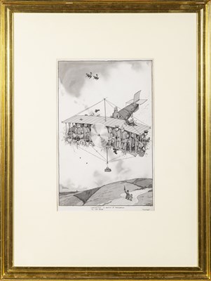 Lot 215 - Original art for a William Heath Robinson World War I cartoon
