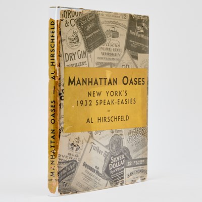 Lot 62 - Al Hirschfeld's rare prohibition era book on Manhattan speakeasies