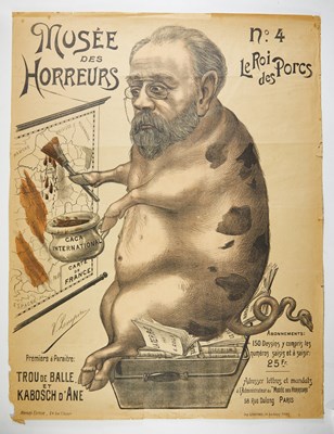 Lot 92 - a large group of lithographed political posters published during the height of the Dreyfus Affair