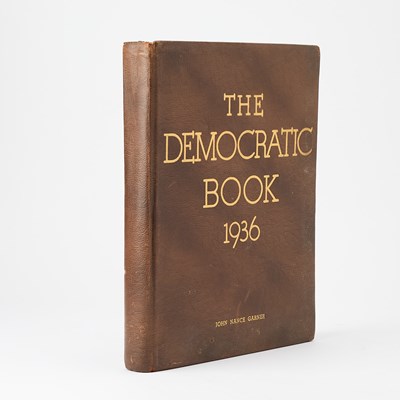 Lot 68 - Vice-President Garner's copy of The Democratic Book with two Roosevelt signatures