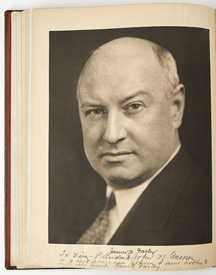 Lot 68 - Vice-President Garner's copy of The Democratic Book with two Roosevelt signatures