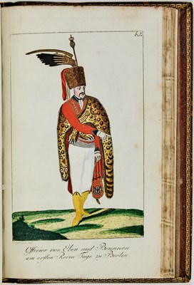 Lot 105 - A rare work of Prussian Army uniforms under Frederick William II, with exquisite hand-colored engravings