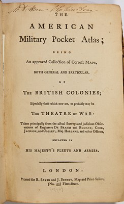 Lot 2 - The "Holster Atlas" of the American Revolution
