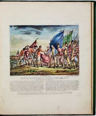 Lot 7 - "First French book with a title page mentioning the United States"—Howes
