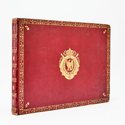 Lot Rare hand-colored lithographs of the life of Napoleon