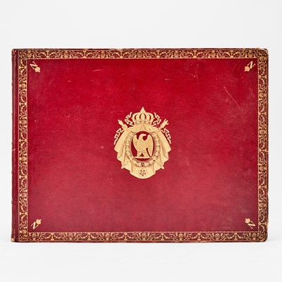 Lot 137 - Very rare hand-colored lithographs of the life of Napoleon, in an excellent contemporary binding