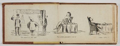 Lot 36 - An English artist's satire on the American Civil War, in panorama format