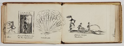 Lot 36 - An English artist's satire on the American Civil War, in panorama format