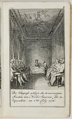Lot 6 - The first accurate published representation of the American flag