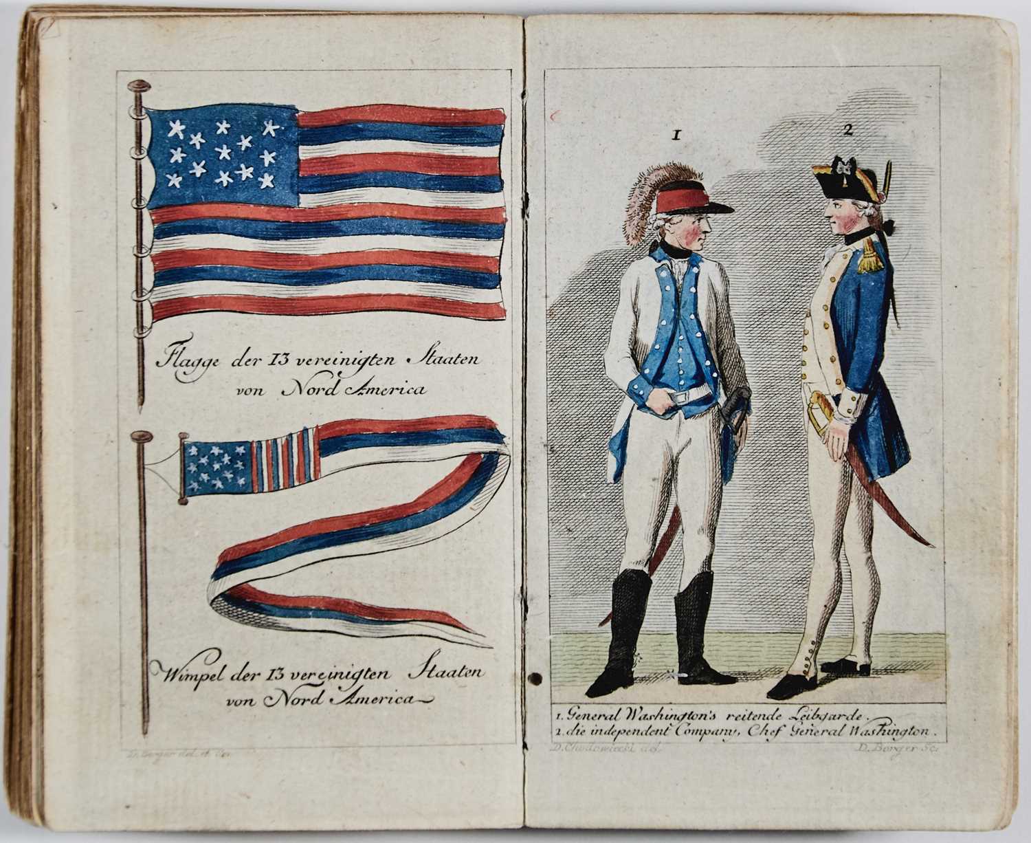 Lot 6 - The first accurate published representation of the American flag