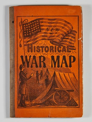 Lot 37 - Large hand-colored folding map of the Border and Southern States from 1864