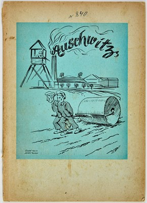 Lot 95 - Harrowing caricatures taken within Auschwitz and published in Munich in 1946