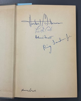 Lot 73 - Hollywood on Trial, signed by five of the Hollywood Ten members