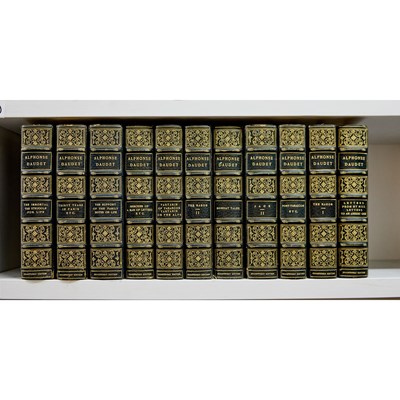 Lot 337 - Daudet's works in 24 volumes