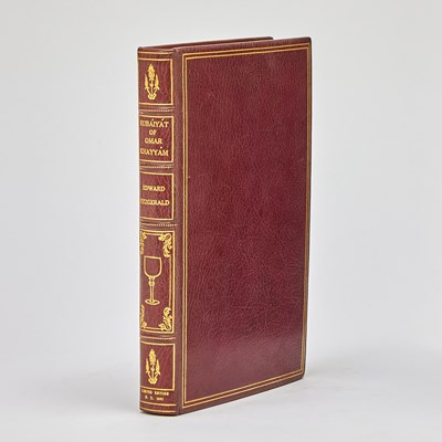 Lot 358 - The Rubaiyat of Omar Khayyam in red morocco