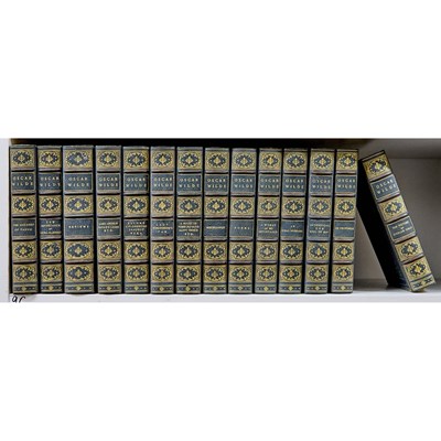Lot 365 - Oscar Wilde's works in blue morocco