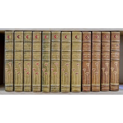 Lot 351 - Maspero's History of Egypt in green morocco