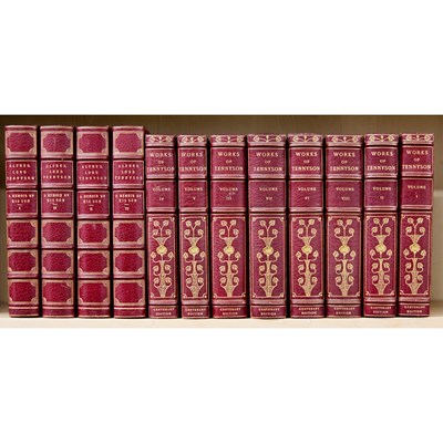 Lot 361 - Tennyson's works and the biography by Hallam Tennyson