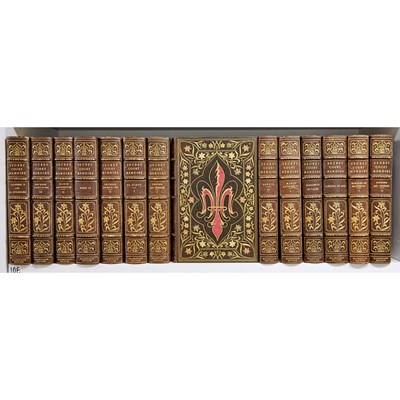 Lot 355 - A set of court memoirs in red morocco