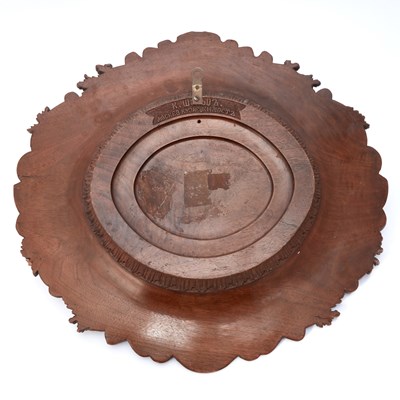 Lot 238 - Russian Carved Wood Bread and Salt Plate