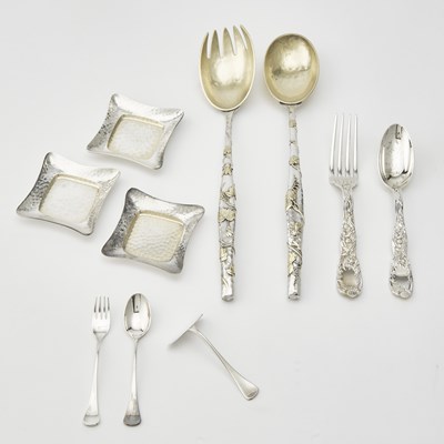 Lot 50 - Group of Tiffany & Co. Sterling Silver Table Articles