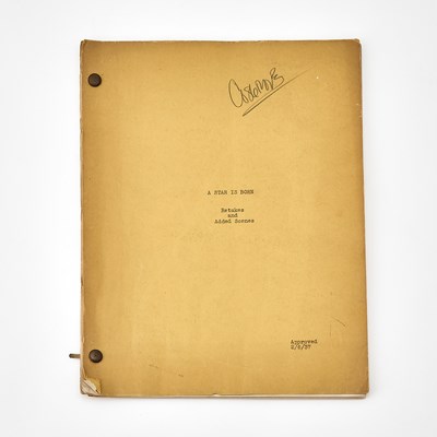 Lot 134 - Jack Cosgrove's scrapbook with Selznick notes, Gone with the Wind material, and three Academy Award nominations