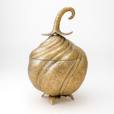 Lot 332 - Tiffany & Co. Sterling Silver Gilt "Seed Pod" Centerpiece