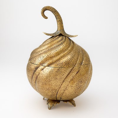 Lot 331 - Tiffany & Co. Sterling Silver Gilt "Seed Pod" Centerpiece