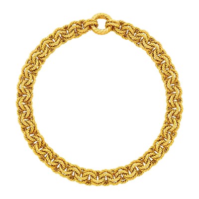 Lot 1140 - Gold Link Necklace