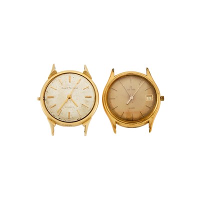 Lot 2274 - Two Gold Watch Heads