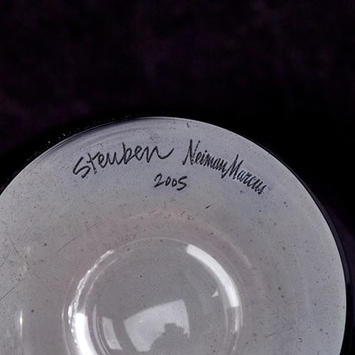 Lot 570 - Assembled Group of Steuben Blown Glass Barware